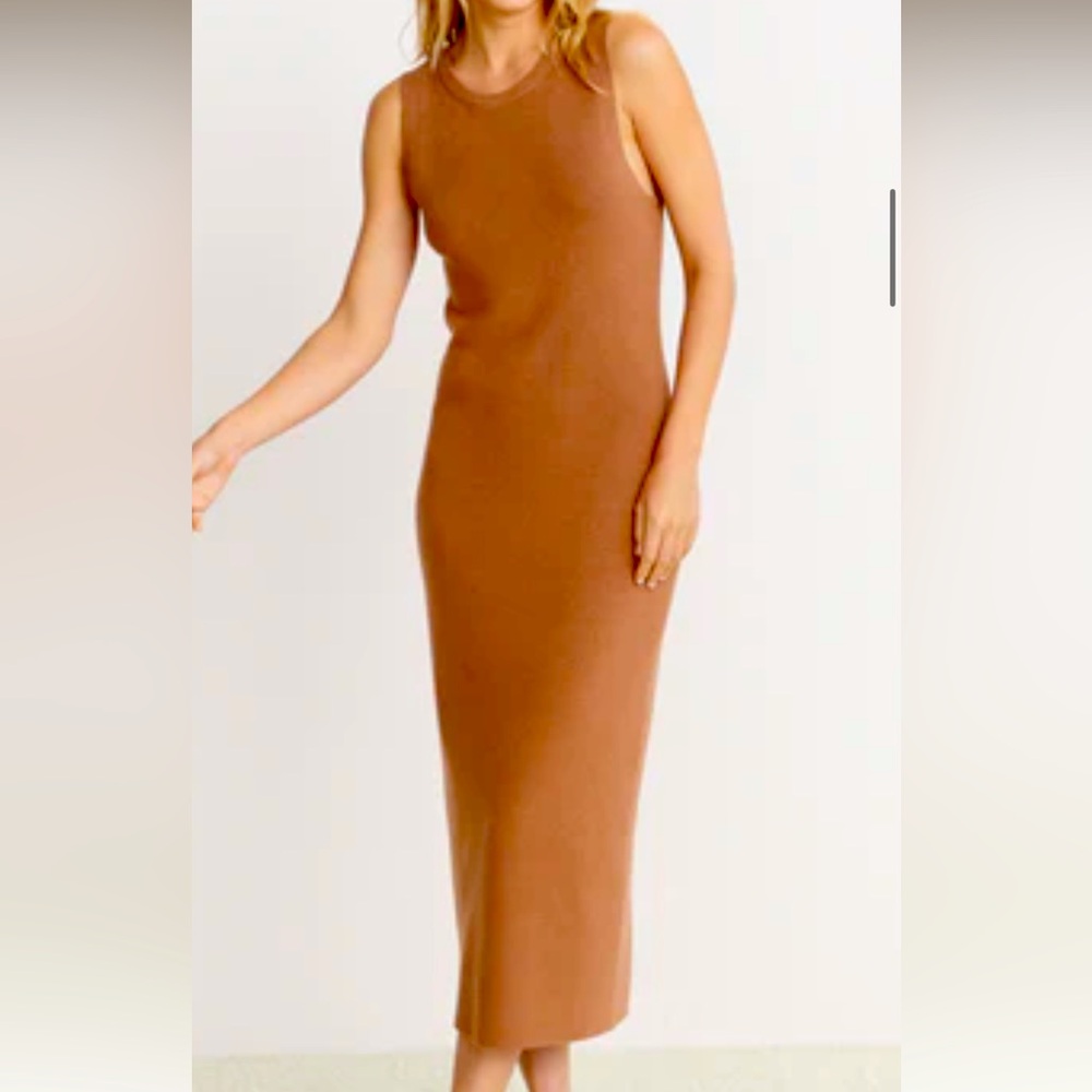 Jenni kayne tan sweater dress